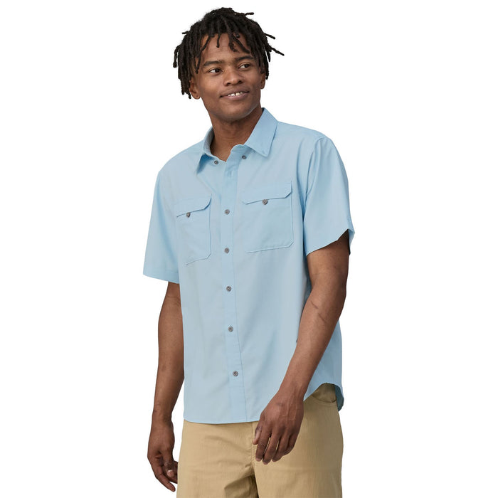 Patagonia Men's Self Guided Hike Shirt Chilled Blue Image 02