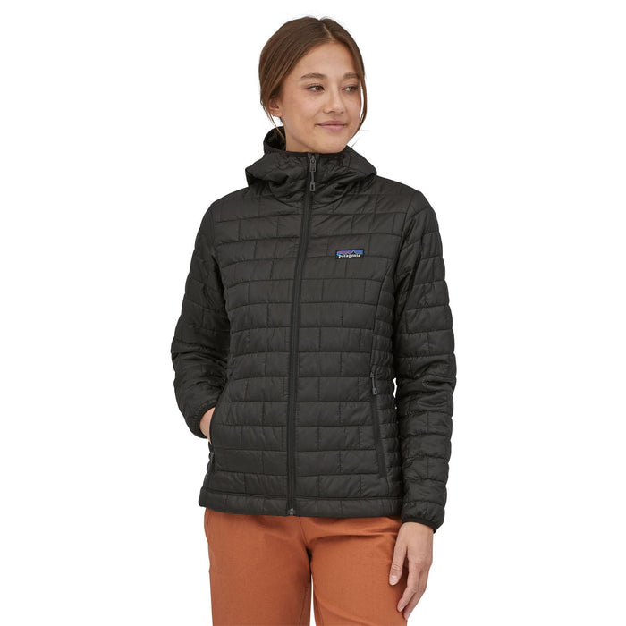 Patagonia Women's Nano Puff Hoody Black Image 04