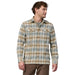 Patagonia Men's Organic Cotton Midweight Fjord Flannel LS Shirt Fields: Natural Image 03