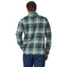 Patagonia Men's Organic Cotton Midweight Fjord Flannel LS Shirt Guides: Nouveau Green Image 03