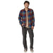 Patagonia Men's Organic Cotton Midweight Fjord Flannel LS Shirt Guides: Superior Blue Image 02