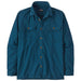 Patagonia Men's Organic Cotton Midweight Fjord Flannel LS Shirt Lagom Blue Image 01