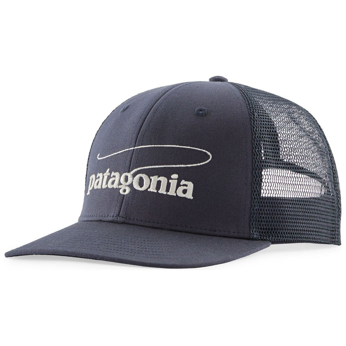 Patagonia Take a Stand Trucker Hat Casting Logo: Smolder Blue Image 01