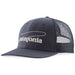 Patagonia Take a Stand Trucker Hat Casting Logo: Smolder Blue Image 01