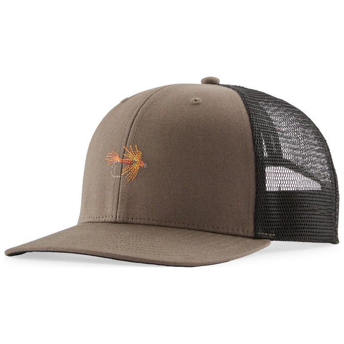 Patagonia Take a Stand Trucker Hat Pheasant Fly: Marlow Brown Image 01