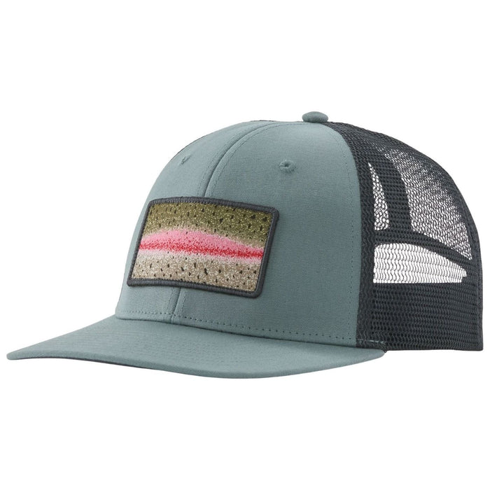 Patagonia Take a Stand Trucker Hat Rainbow Run: Blue Sage