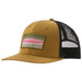 Patagonia Take a Stand Trucker Hat Rainbow Run: Bobcat Brown