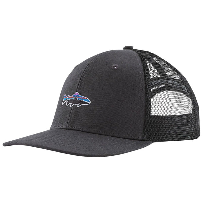 Patagonia Take a Stand Trucker Hat Stand Up Trout: Ink Black Image 01