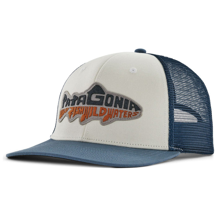 Patagonia Take a Stand Trucker Hat Wild Waterline: Utility Blue Image 01