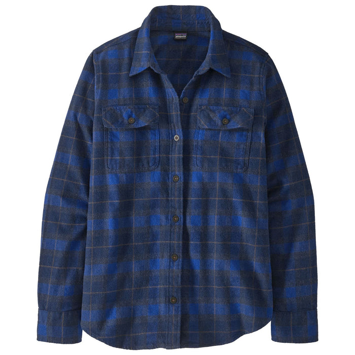 Patagonia Women's Organic Cotton Midweight Fjord Flannel Shirt  Vista: New Navy Image 01