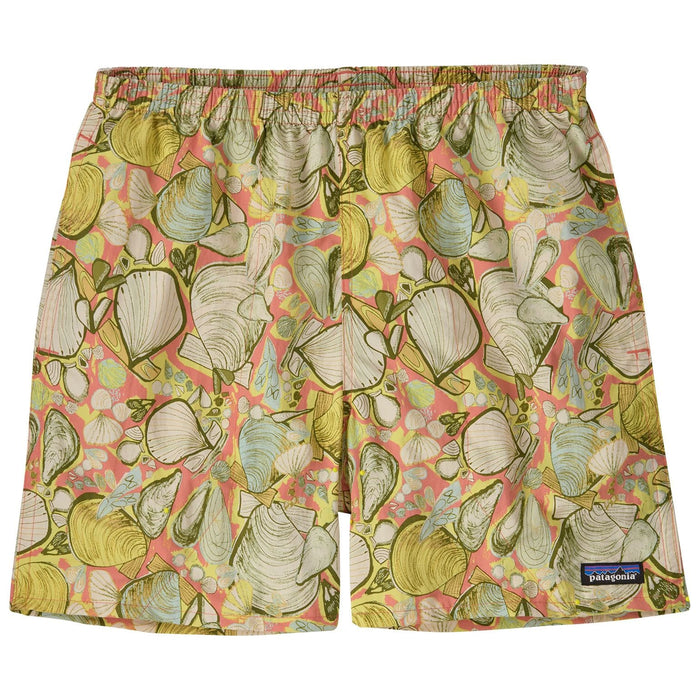 Patagonia Men's Baggies Shorts - 5 in. Shelly Shelly: Mellow Melon
