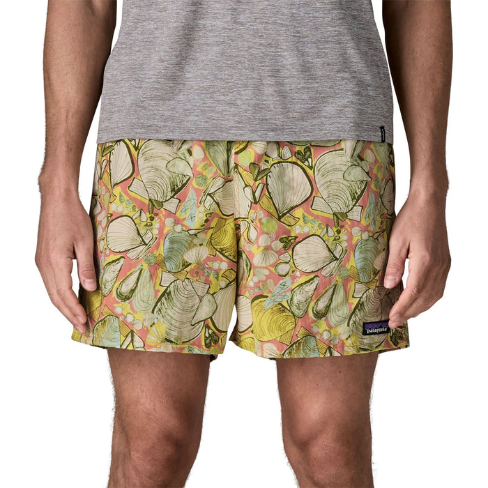 Patagonia Men's Baggies Shorts - 5 in. Shelly Shelly: Mellow Melon