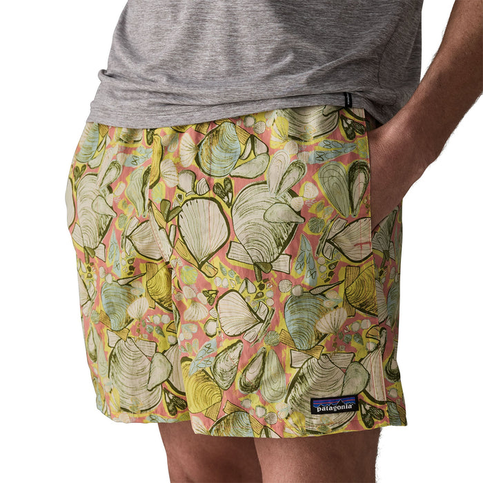 Patagonia Men's Baggies Shorts - 5 in. Shelly Shelly: Mellow Melon