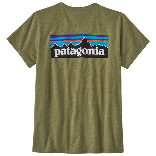 Patagonia Women's P-6 Logo Responsibili-Tee Buckhorn Green Image 01