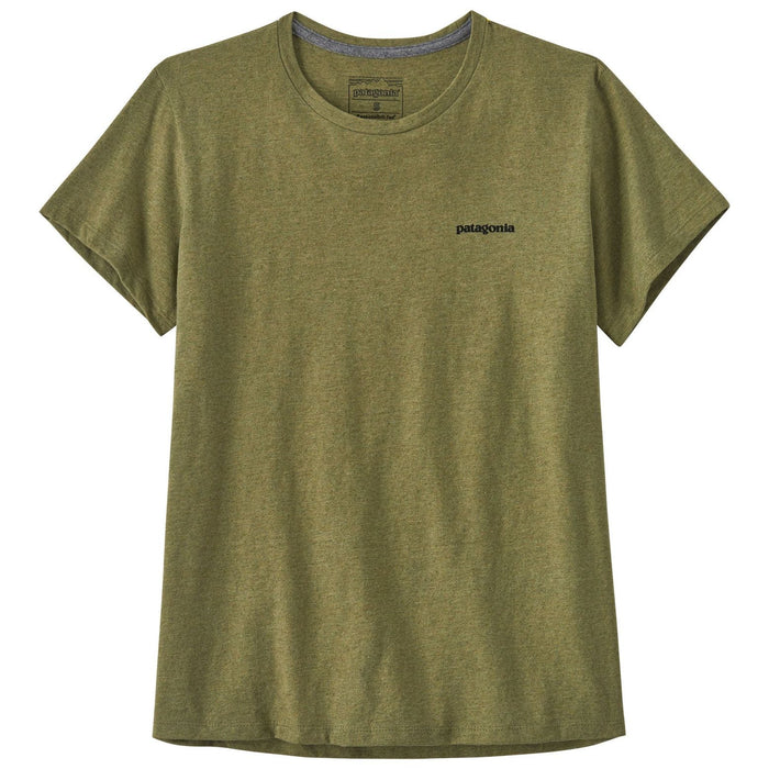 Patagonia Women's P-6 Logo Responsibili-Tee Buckhorn Green Image 02