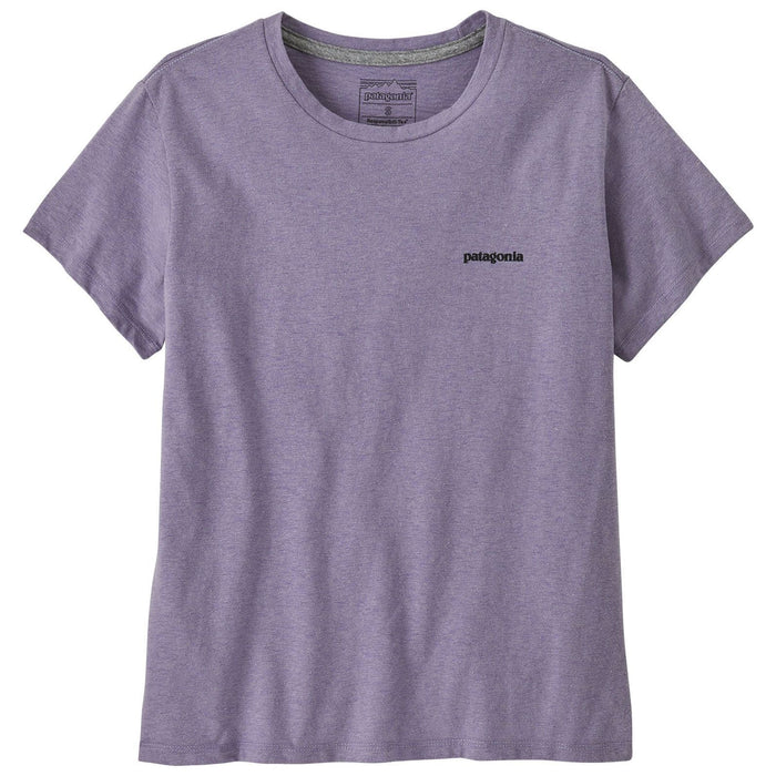 Patagonia Womens P-6 Logo Responsibili-Tee Concrete Purple Image 02