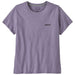 Patagonia Womens P-6 Logo Responsibili-Tee Concrete Purple Image 02