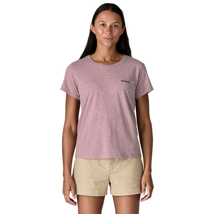 Patagonia Women's P-6 Logo Responsibili-Tee Quiet Violet