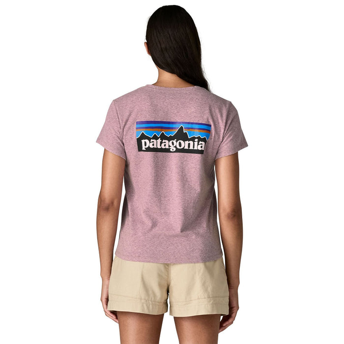 Patagonia Women's P-6 Logo Responsibili-Tee Quiet Violet