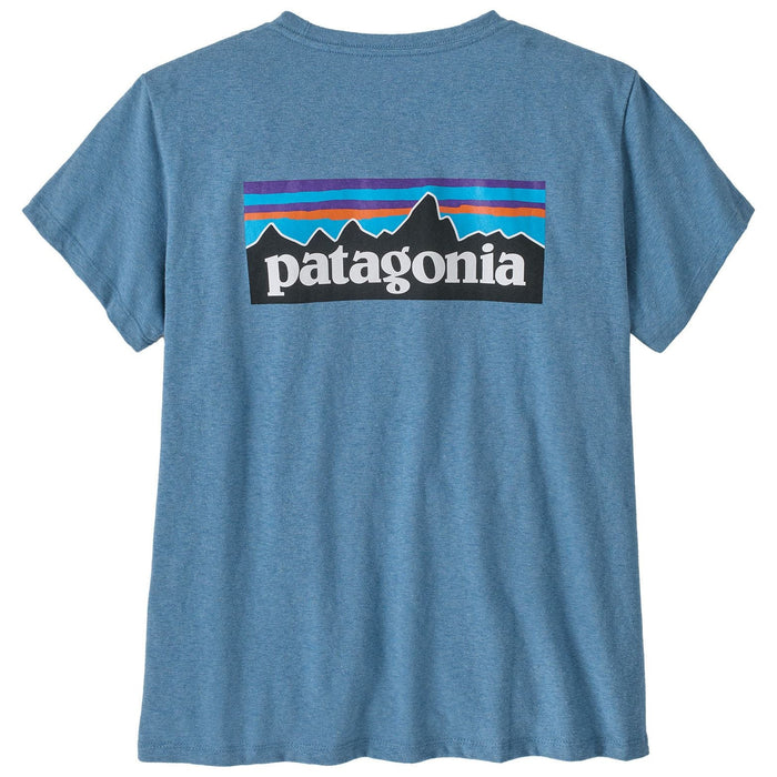 Patagonia Women's P-6 Logo Responsibili-Tee Shore Blue