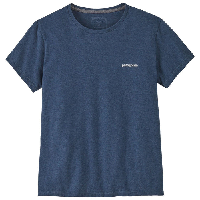 Patagonia Women's P-6 Logo Responsibili-Tee Utility Blue Image 02