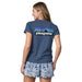 Patagonia Women's P-6 Logo Responsibili-Tee Utility Blue Image 04