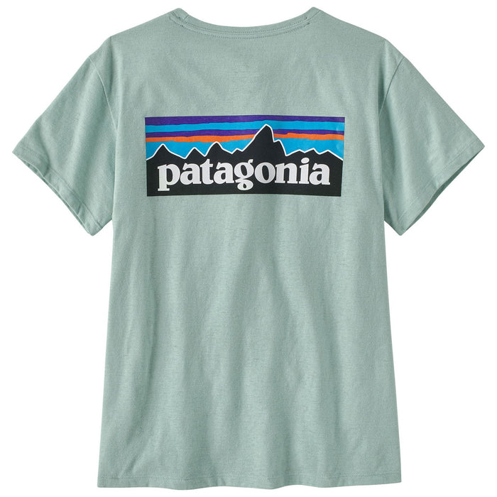 Patagonia Women's P-6 Logo Responsibili-Tee Wispy Green Image 01