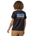 Patagonia Women's P 6 Mission Organic T-Shirt Ink Black Image 04