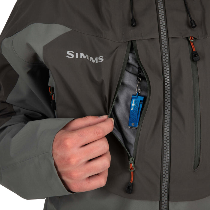 Simms Men's G3 Guide Jacket Gunmetal Image 13