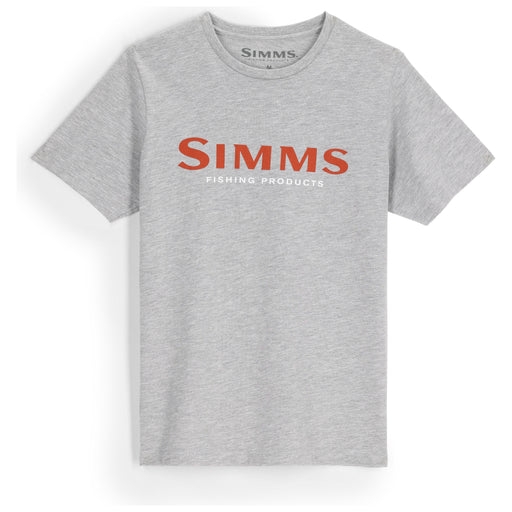 Simms Kid's Logo T-Shirt Grey Heather Image 01
