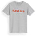 Simms Kid's Logo T-Shirt Grey Heather Image 01