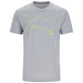 Simms Trout Outline T-Shirt Stone Heather 01