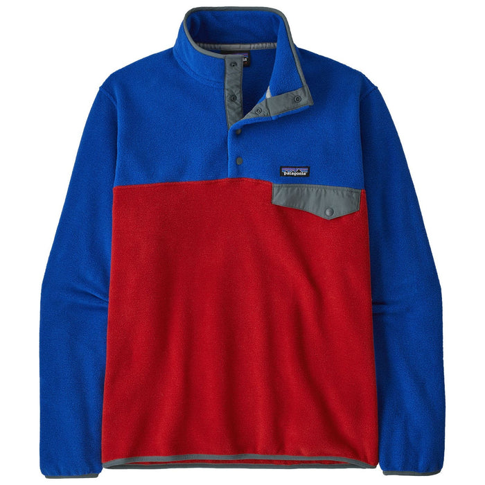 Patagonia Men's Lightweight Synchilla Snap T Pullover Touring Red Image 01