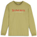 Simms Men's Logo LS T-Shirt Tent Green Image 01