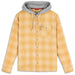 Simms Men's Santee Flannel Hoody Ely Plaid: Baltic Amber Image 01