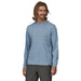 Patagonia Mens Cap Cool Daily Graphic Hoody - Relaxed Upstream Steelhead: Steam Blue X-Dye Image 04