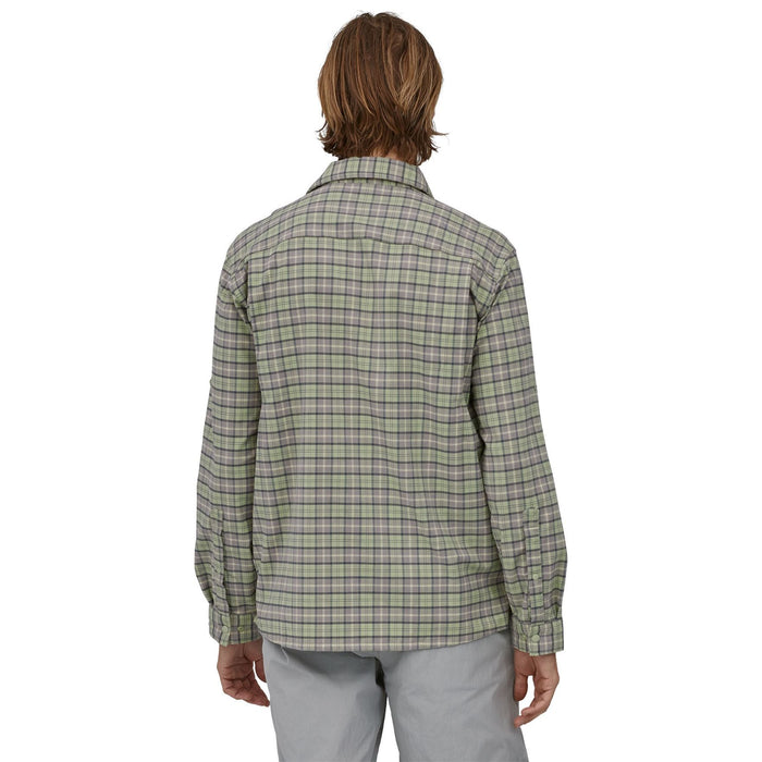 Patagonia Men's Early Rise Stretch Shirt On the Fly: Salvia Green Image 03