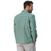 Patagonia Men's Island Hopper Shirt Long Sleeve Mirrored: Vessel Blue Image 03