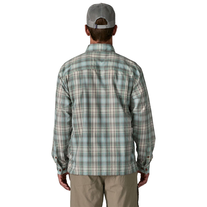 Patagonia Men's Long-Sleeved Island Hopper Shirt Longshore: Dyno White