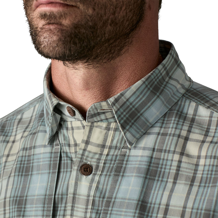 Patagonia Men's Long-Sleeved Island Hopper Shirt Longshore: Dyno White