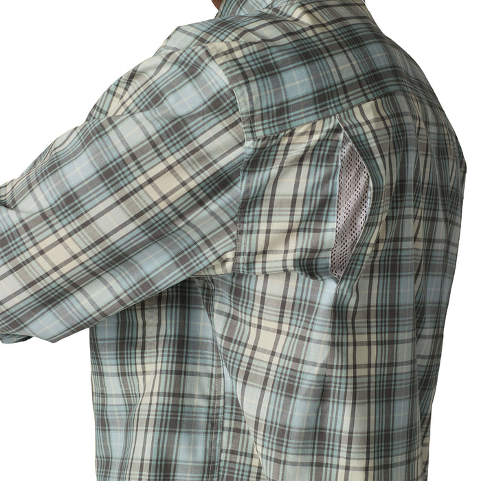 Patagonia Men's Long-Sleeved Island Hopper Shirt Longshore: Dyno White