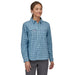 Patagonia Women's Early Rise Stretch Shirt Santa Cruz: Lago Blue Image 04