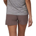 Patagonia Women's Quandary Shorts Dusky Brown Image 04