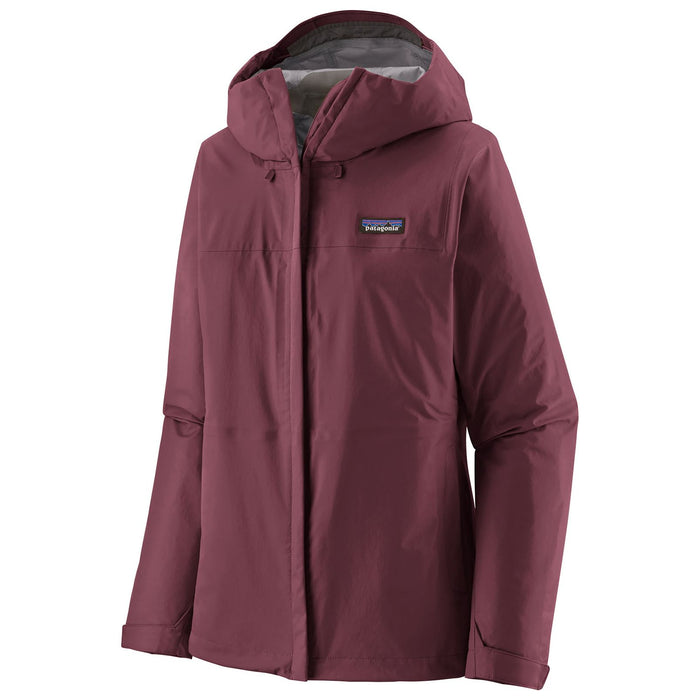 Patagonia Women's Torrentshell 3L Rain Jacket Berry Fig Image 01
