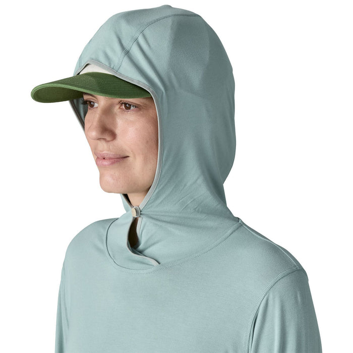 Patagonia Women's Tropic Comfort Natural Hoody Thermal Blue Image 05