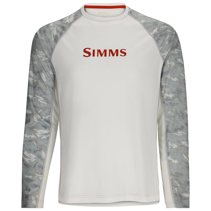 Simms Challenger Solar Crew White/Ghost Camo Sterling Image 01