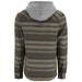 Simms Santee Flannel Hoody Hickory / Dolomite Blanket Stripe Image 02