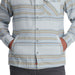 Simms Santee Flannel Hoody White / Pale Pine Blanket Stripe Image 05