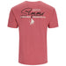 Simms Script Line T-Shirt Red Clay Heather Image 01