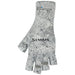 Simms SolarFlex Half-Finger SunGlove Back Eddy White Image 01